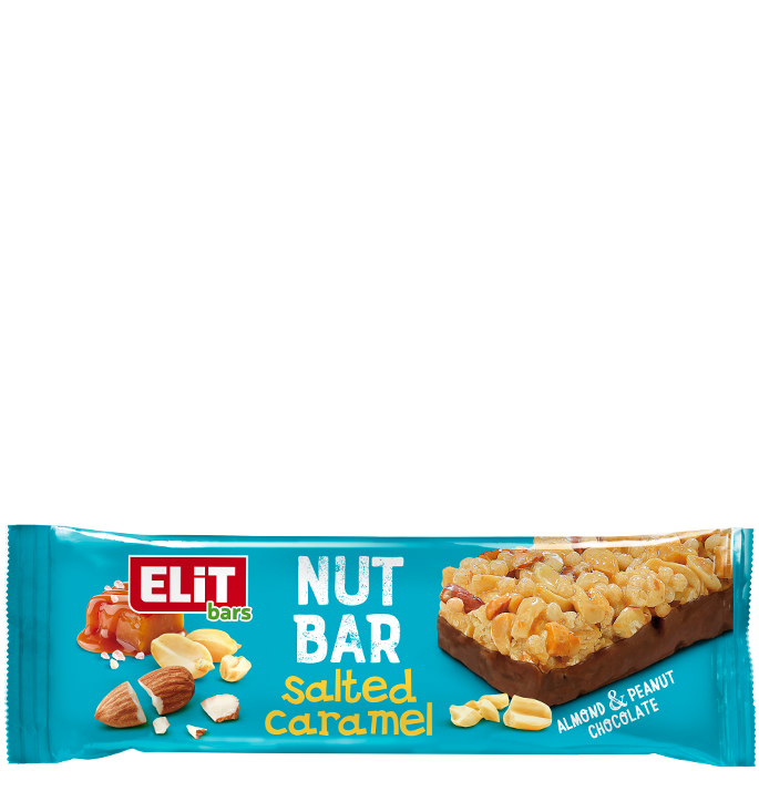 NUT BAR WITH SALTED CARAMEL AND MILK CHOCOLATE ELiT