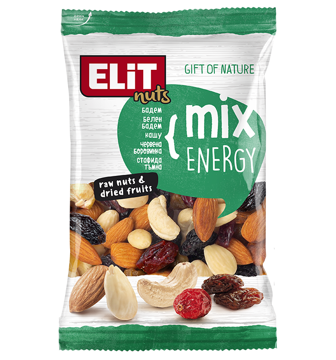 MIX RAW NUTS AND DRIED FRUITS ENERGY