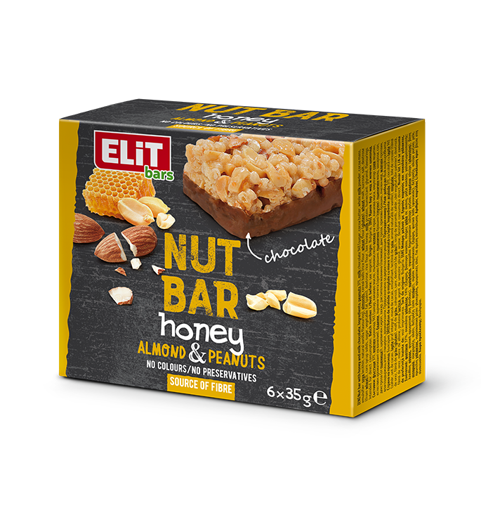 NUT BAR WITH HONEY AND MILK CHOCOLATE FAMILY PACK 6X35G