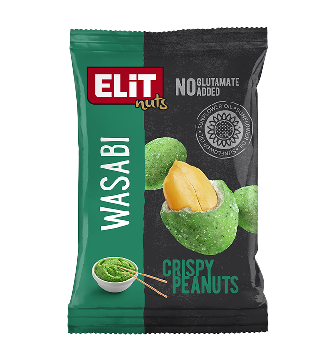 CRISPY COATED PEANUTS WASABI ELiT