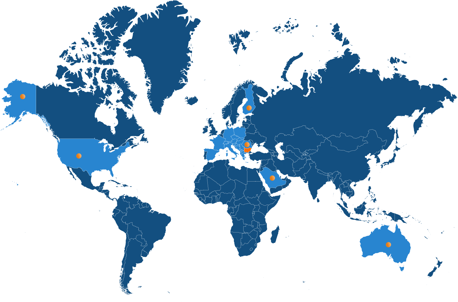 World Markets Map