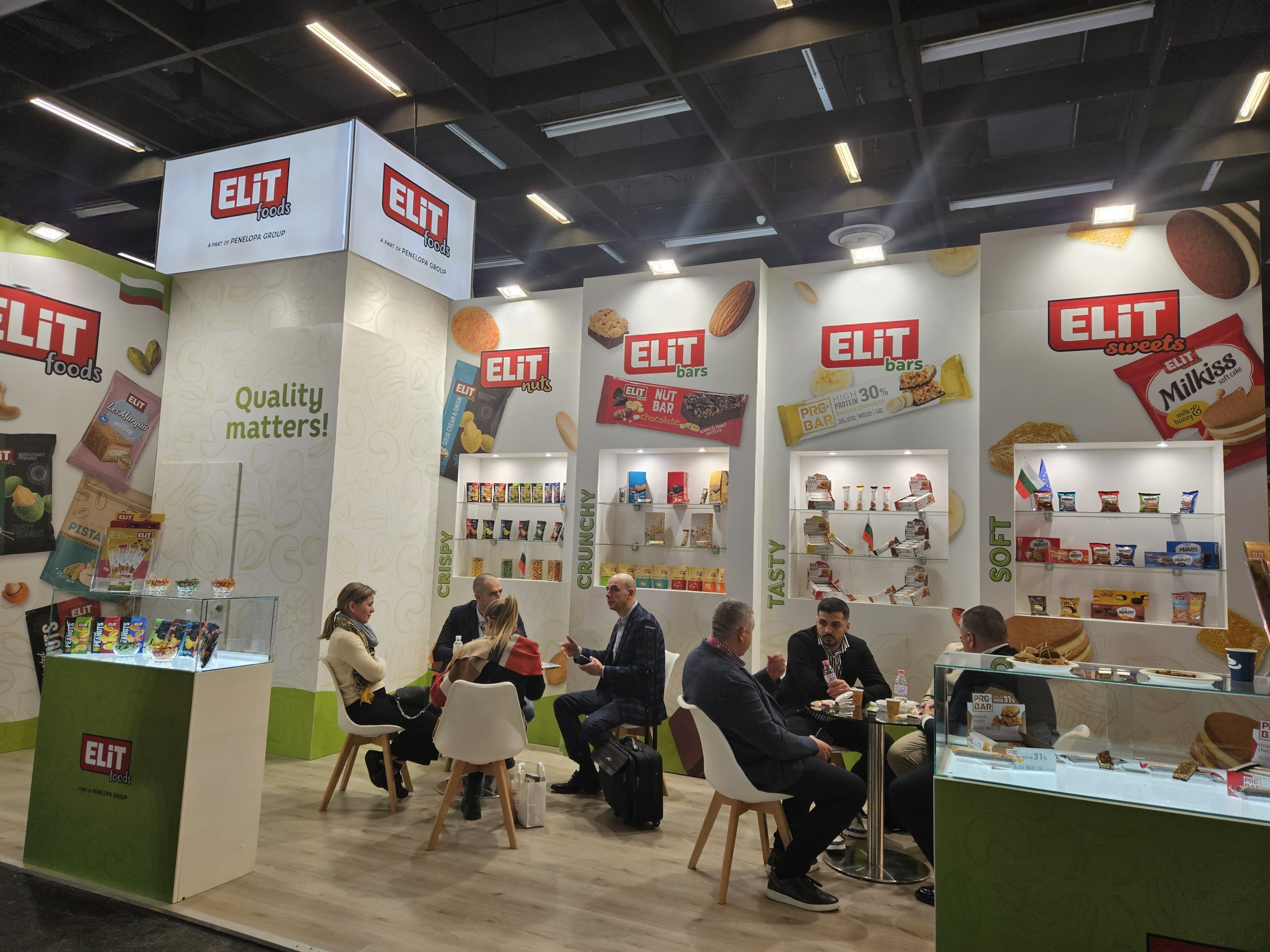 ELiT Foods presented its latest products at the ISM exhibition