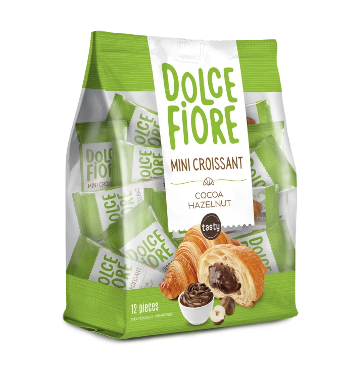 MINI DOLCE FIORE CROISSANT FILLED WITH COCOA HAZELNUT CREAM