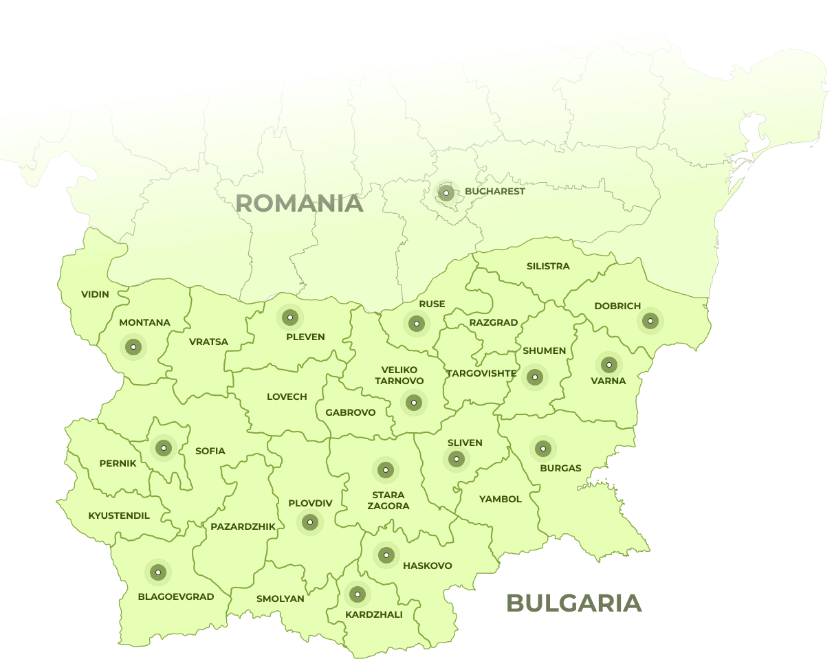 Bulgarian Markets Map