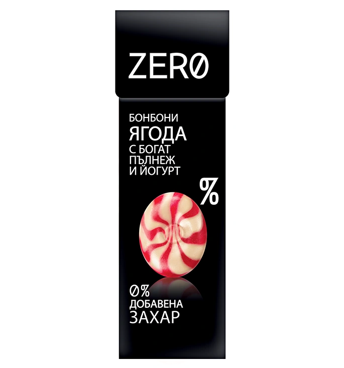 CANDY ZERO 0% ADDED SUGAR STRAWBERRY